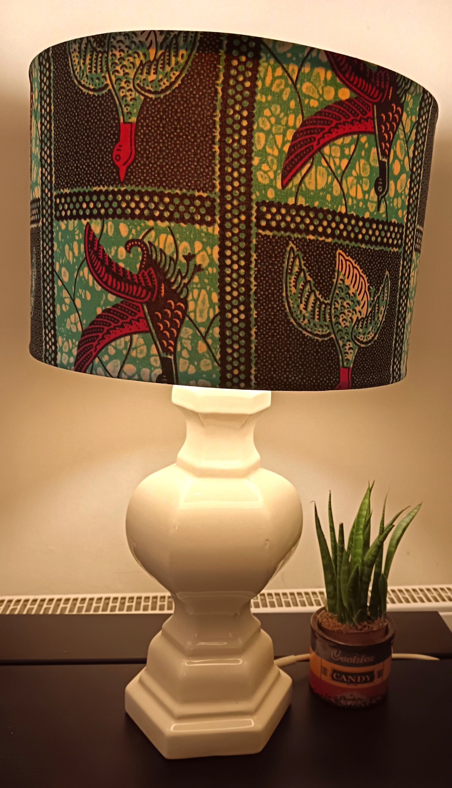The Birds - Dutch Wax Print Lampshade